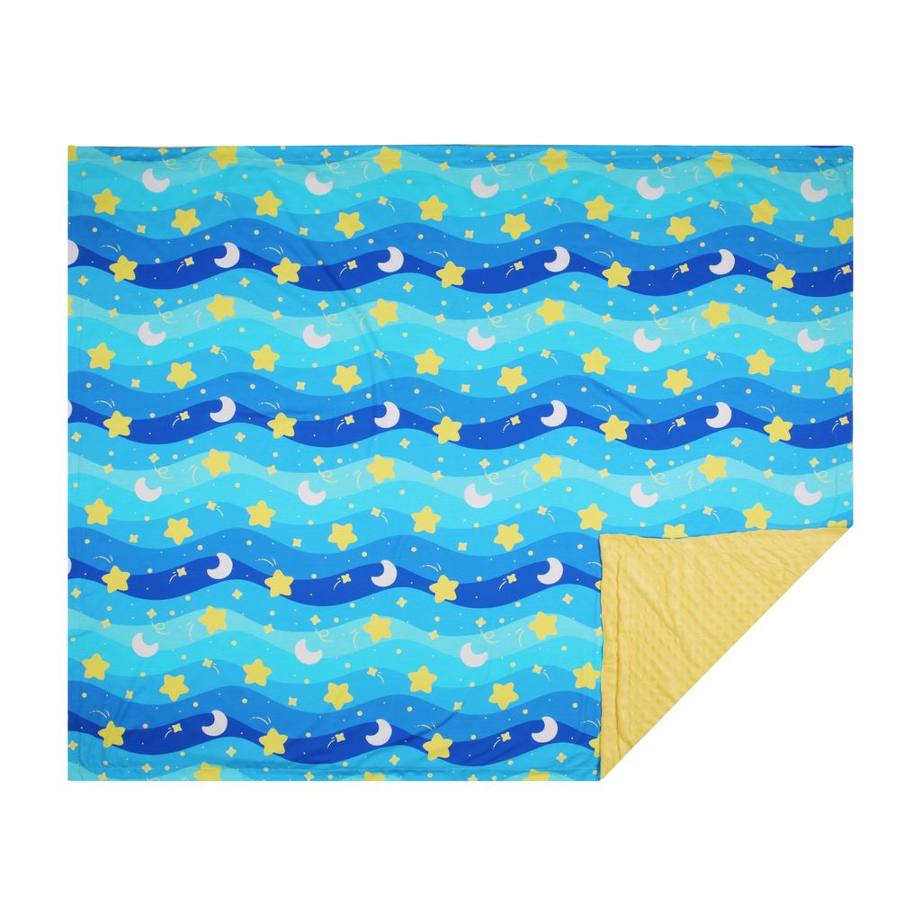 ODU Starry Snuggles ( Blauw ) Blankie