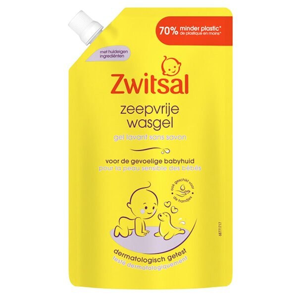 Zwitsal Zeepvrije Wasgel Navulverpakking - 500ml