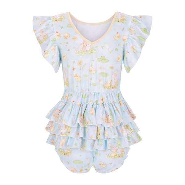 ODU Darling Ducklings Ruffle But Onesie