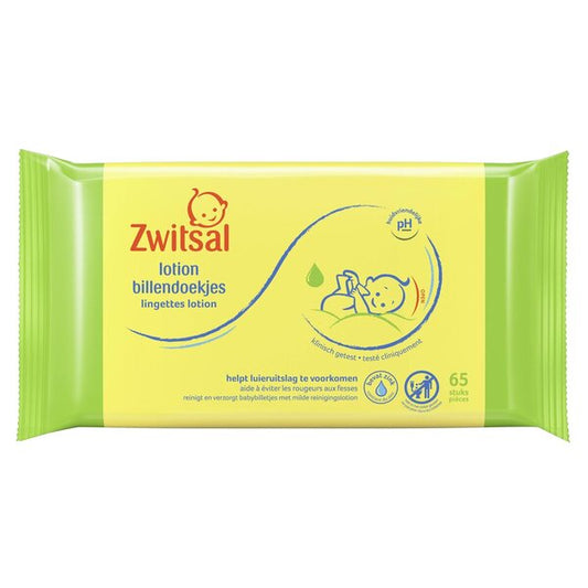 Zwitsal Lotion Doekjes - 65stks