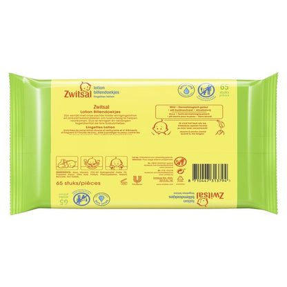 Zwitsal Lotion Doekjes - 65stks