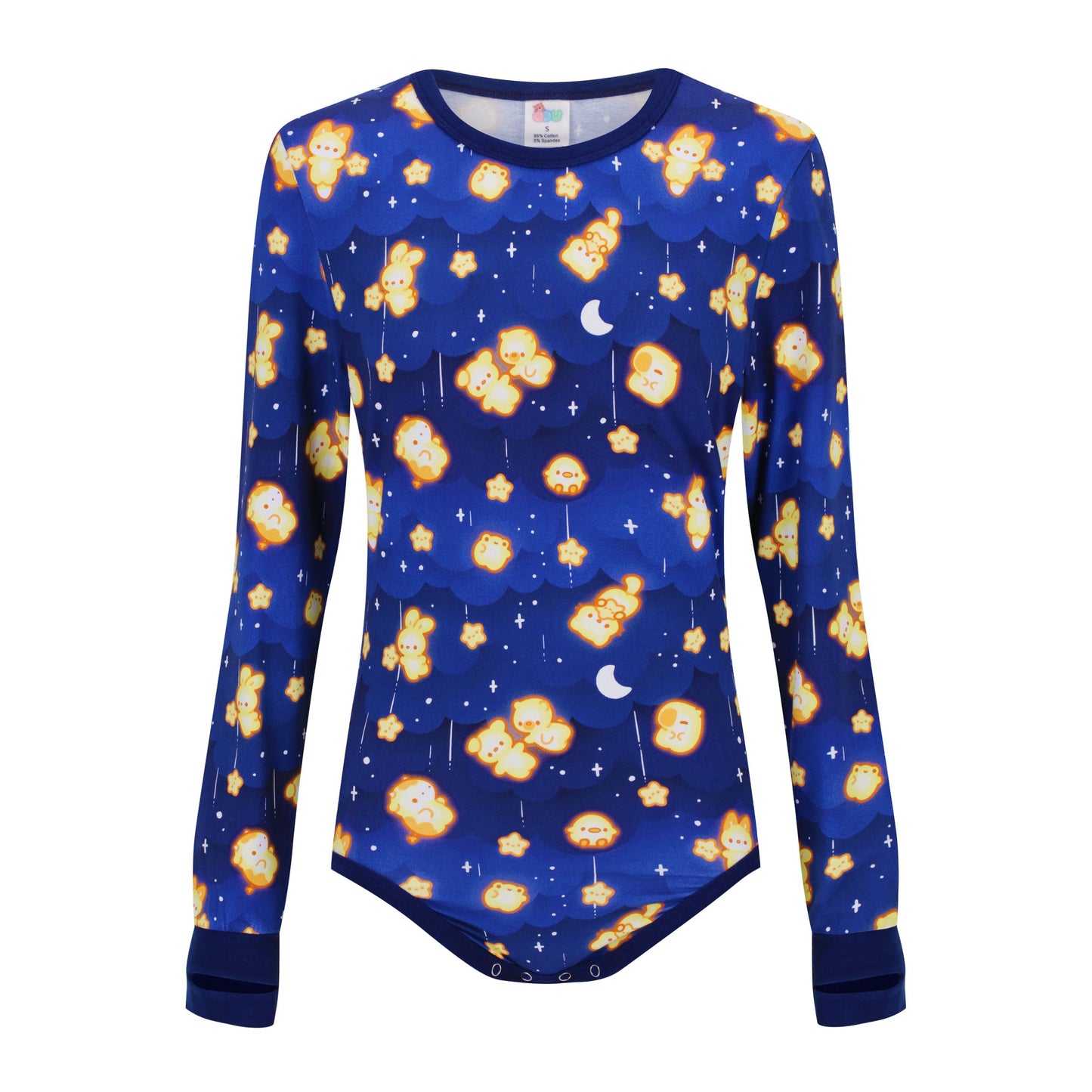 ODU Nightlight Buddies Long Sleeve Onesie