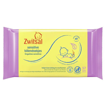 Zwitsal Sensitive Lotion Doekjes - 57stks