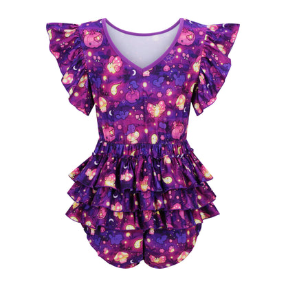 ODU Mushroom Moonlight Ruffle But Onesie