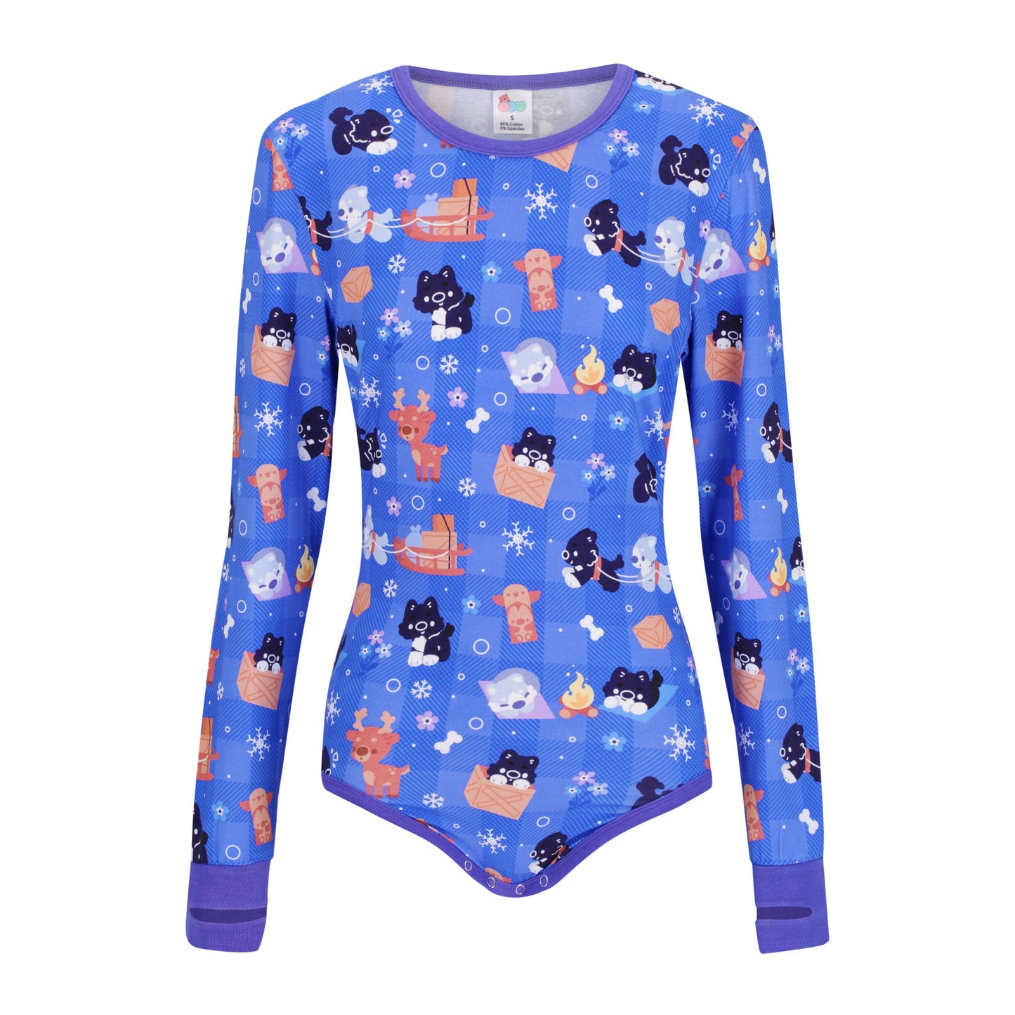 ODU Winter Woofs Onesie Longsleeve