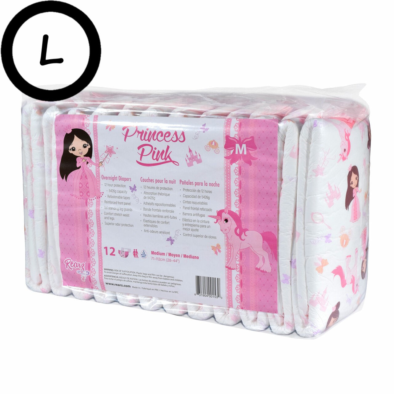 Rearz Princess Pink L – Cuddle Kingdom