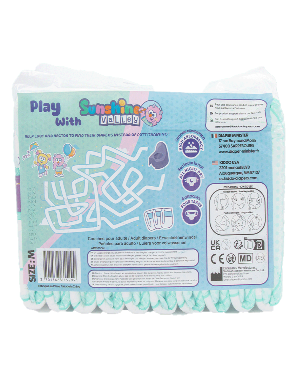 Kiddo Premium Night Plastic XL