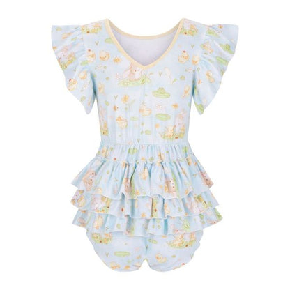 ODU Darling Ducklings Ruffle But Onesie